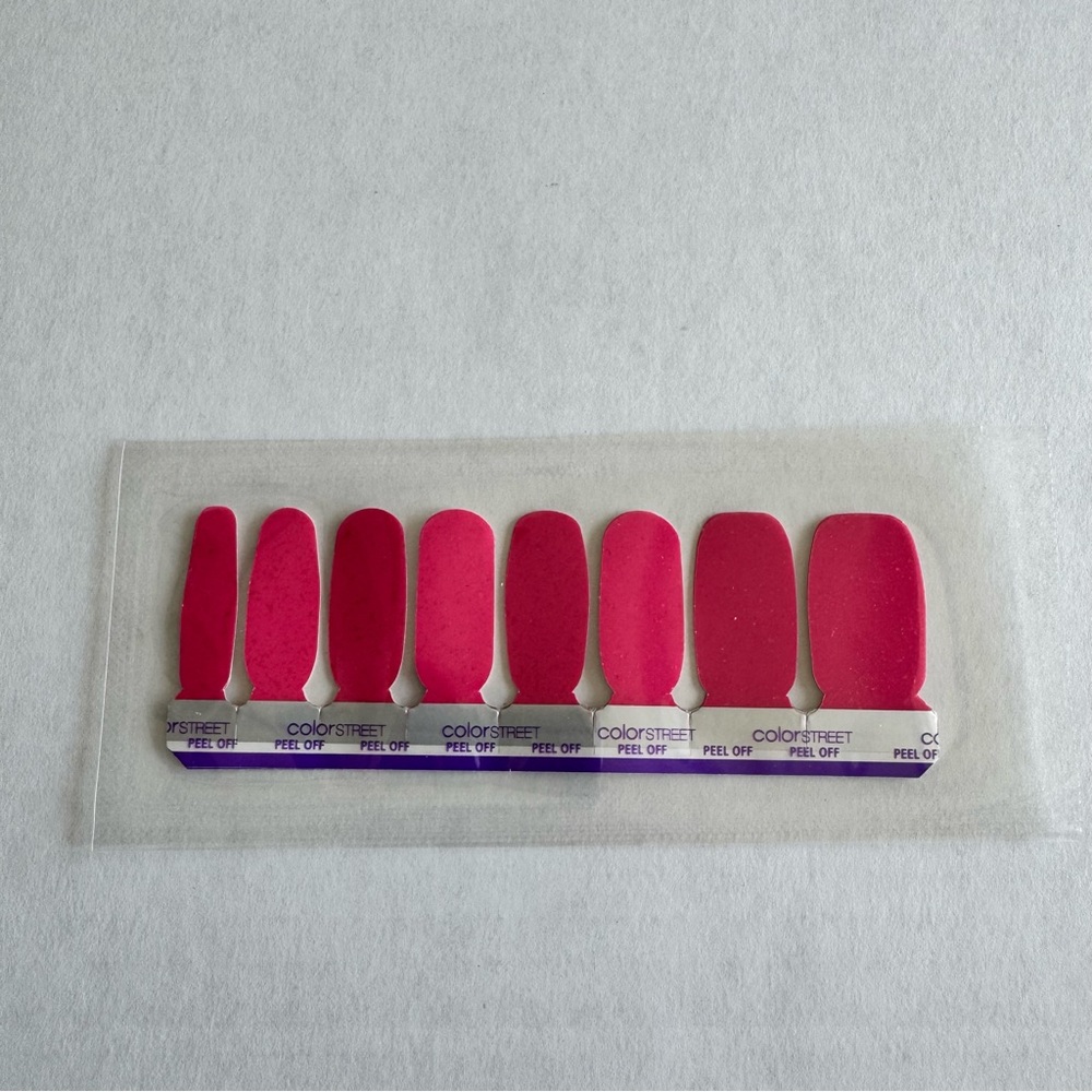 *Exclusive* Color Street: Ladies Night | Pink Rose Gold Glitter Party Neon Sheer - Picture 5 of 14